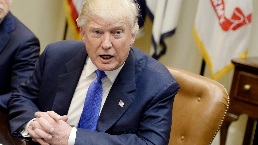 Image: US President Trump leads listening session on human trafficking