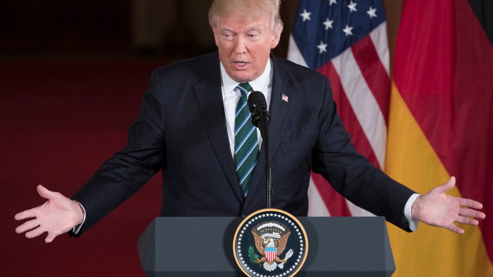 Image: US President Donald J. Trump and Chancellor of Germany Angela Merkel joint press conference