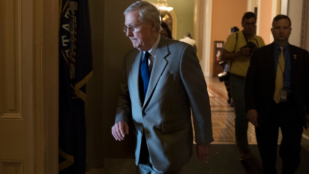 Image: Senate Majority Leader Republican Mitch McConnell