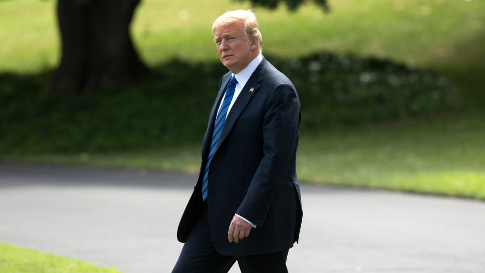 Image: US President Donald J. Trump departs the White House