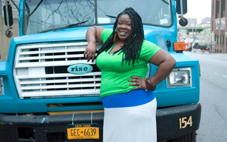 1 tanya with bus