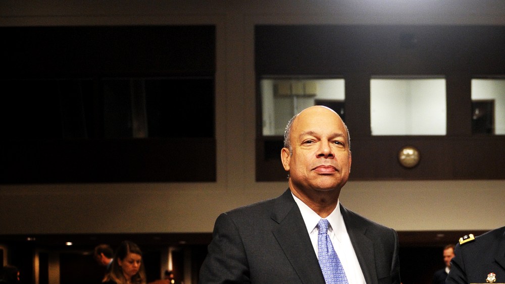 Jeh Johnson at the Dirksen Senate Office Building on Capitol Hill in Washington, DC.