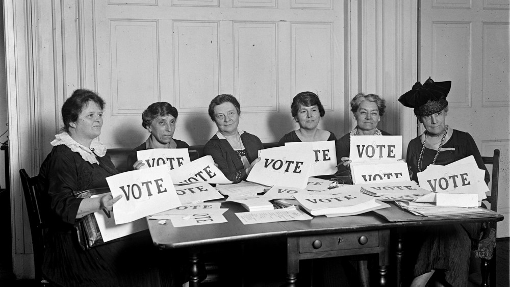 Members of the National League of Women Voters in Sept. 1924.