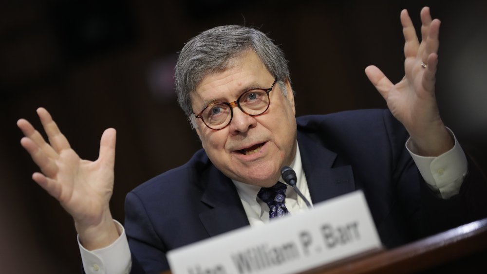 U.S. Attorney General nominee William Barr testifies at his confirmation hearing before the Senate Judiciary Committee January 15, 2019 in Washington, DC.