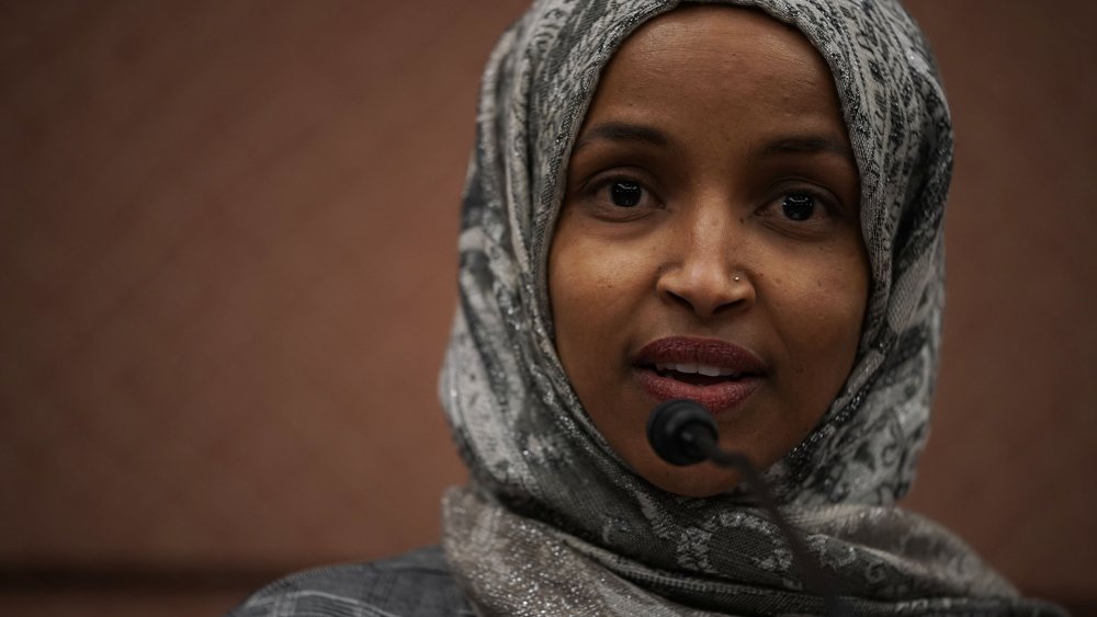 U.S. Rep. Ilhan Omar (D-MN) speaks during a news conference January 24, 2019 on Capitol Hill in Washington, D.C.