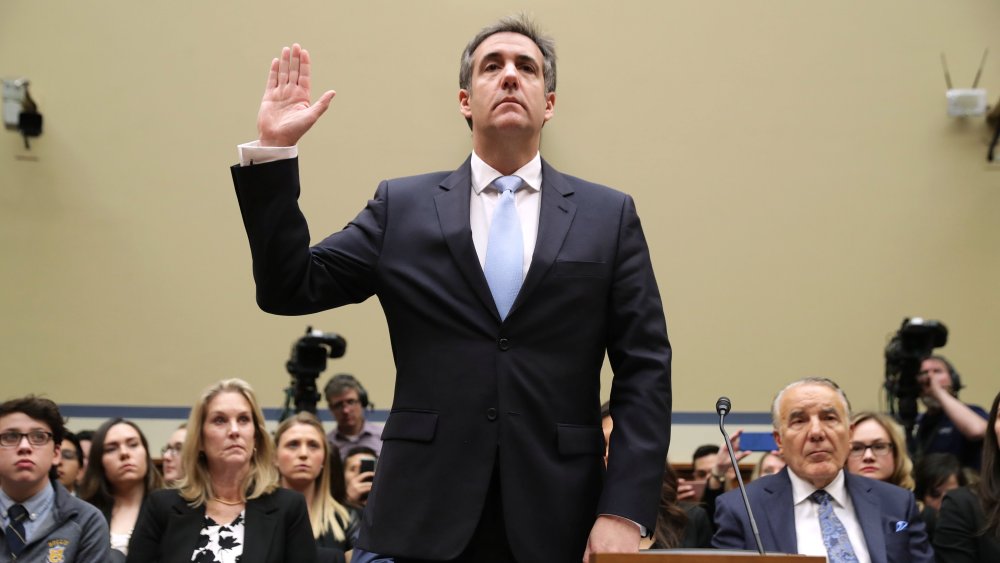 Michael Cohen, former attorney and fixer for President Donald Trump, testifies before the House Oversight Committee on Capitol Hill, February 27, 2019 in Washington, D.C.