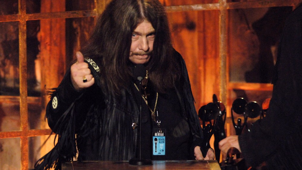 Bob Burns of Lynryd Skynyrd, inductee during 21st Annual Rock and Roll Hall of Fame Induction Ceremony in New York City, NY. (Photo by Jeff Kravitz/FilmMagic via Getty)