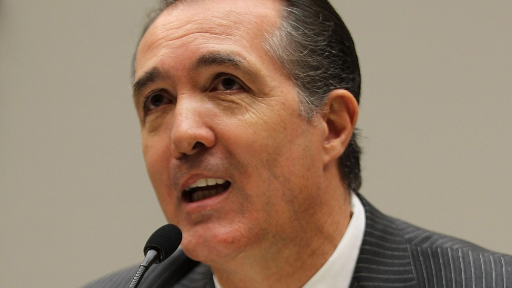 File Photo: U.S. Rep. Trent Franks (R-AZ) testifies during a hearing before the Energy and Power Subcommittee of the House Energy and Commerce Committee May 31, 2011 on Capitol Hill in Washington, DC. (Photo by Alex Wong/Getty Images, File)