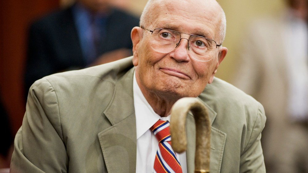 Rep. John Dingell, at a news conference in Washington on July 27, 2011.