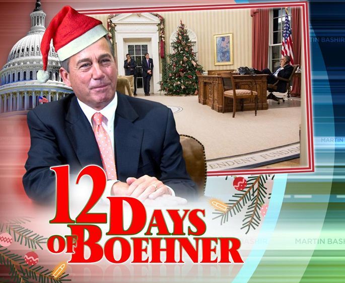 12 days of boehner mon