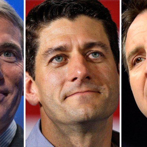 From left, Sen. Rob Portman, Rep. Paul Ryan & Former Minn. Gov. Tim Pawlenty