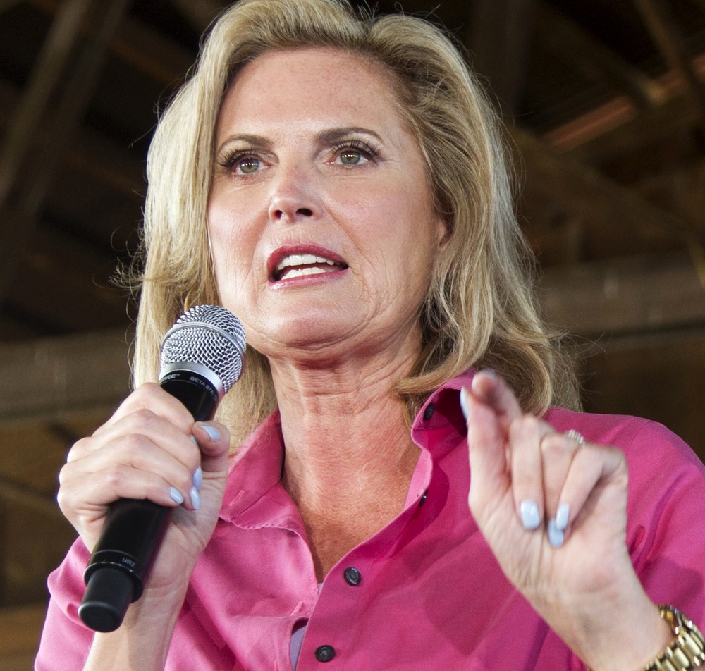 Ann Romney, wife of Republican presidential candidate, former Massachusetts Gov. Mitt Romney, speaks during a Women for Mitt rally in Leesburg, Va., September 7, 2012.