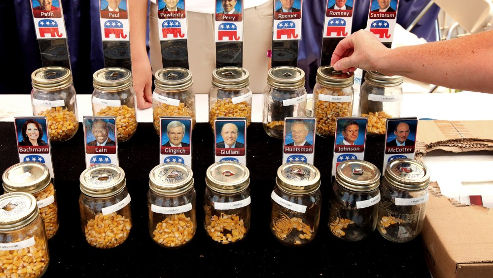 Republican Candidates Campaign At Iowa State Fair