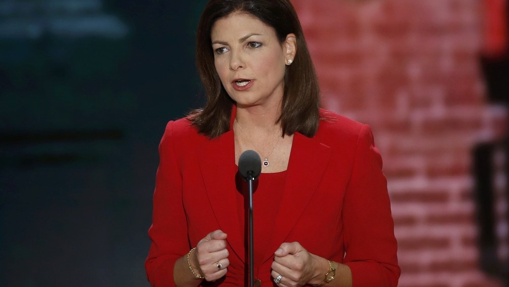 U.S. Senator Kelly Ayotte (R-NH) addresses the second session of the Republican National Convention in Tampa, Florida August 28, 2012.