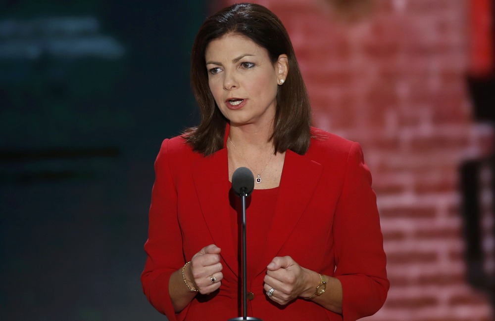U.S. Senator Kelly Ayotte (R-NH) addresses the second session of the Republican National Convention in Tampa, Florida August 28, 2012.