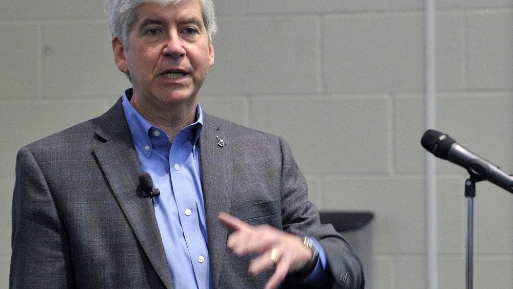 Governor Rick Snyder (AP Photo/Detroit News, Dale G. Young)