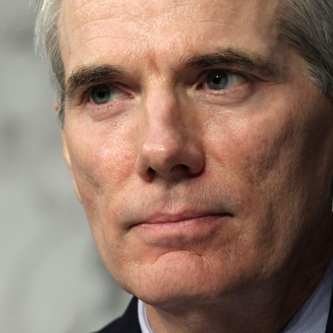 U.S. Sen. Rob Portman, R-Ohio, announced on March 14, 2013 that he has reversed his stance against same-sex marriage because his son, Will Portman, is gay. WASHINGTON, DC - SEPTEMBER 13:  U.S. Sen. Rob Portman (R-OH) listens during a hearing before the...