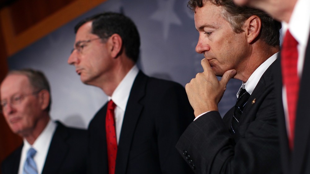 Republican Senators Hold News Conference On NLRB