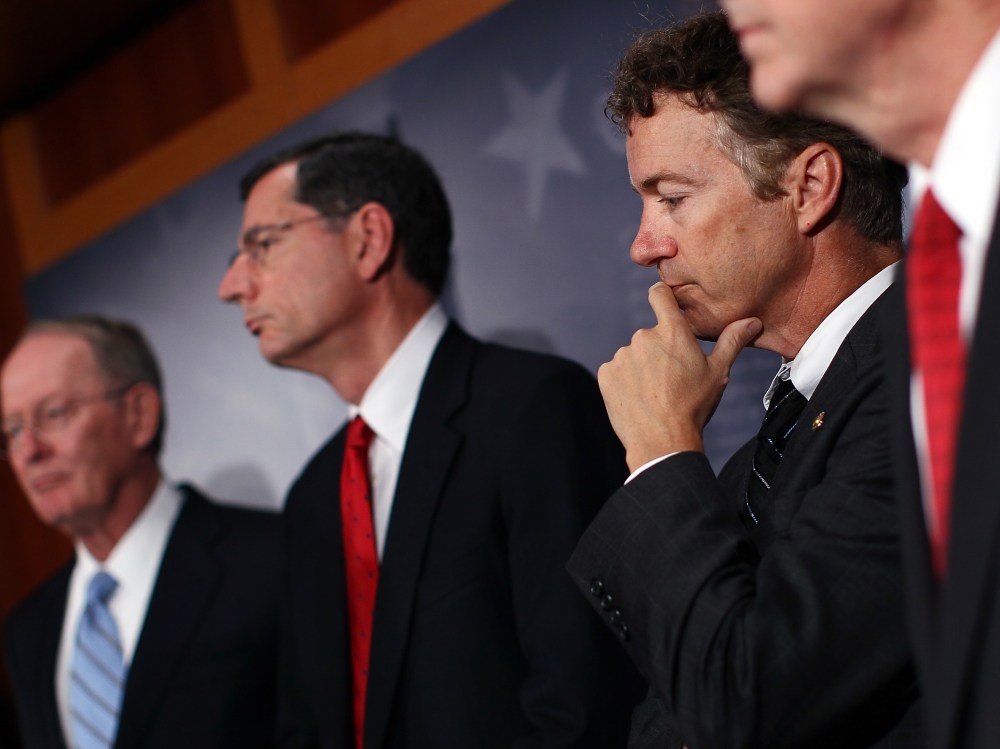 Republican Senators Hold News Conference On NLRB