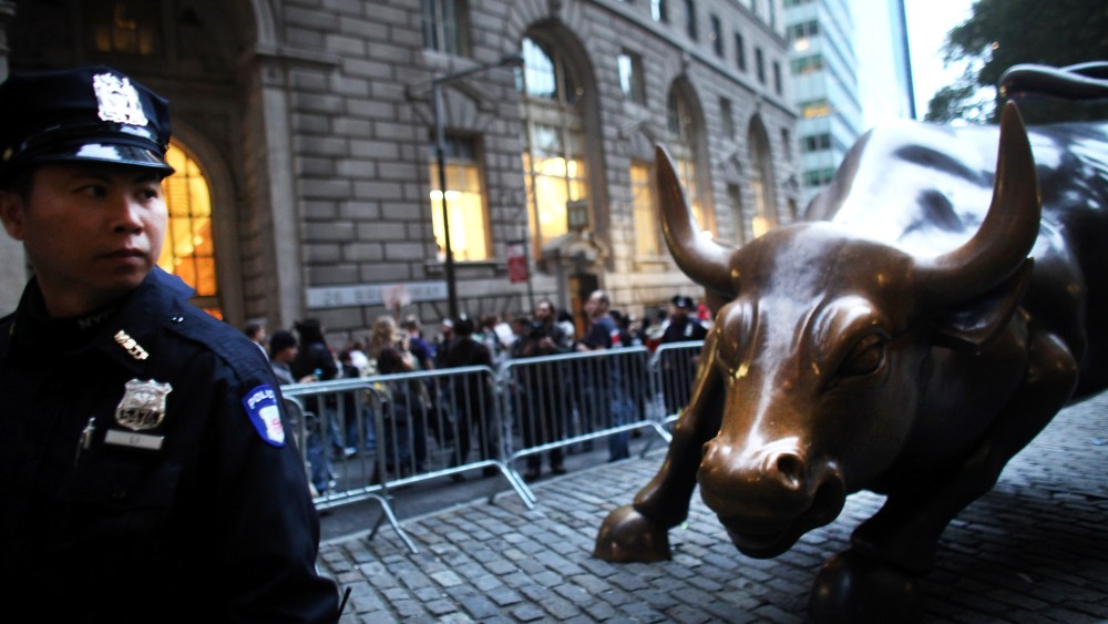 New York City Attempts To Remove Occupy Wall St Protestors From Park Encampment