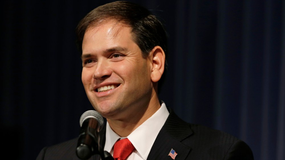 Sen. Marco Rubio and the Gang of 8 unveil their framework for immigration reform today. (AP Photo/Charlie Neibergall)