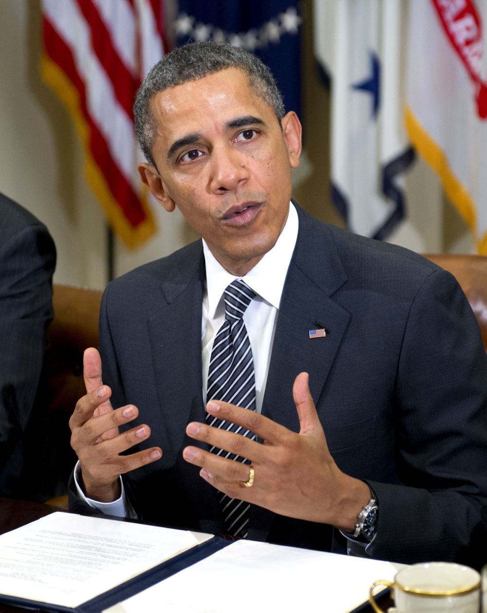 President Obama presents his vision for immigration reform. (Photo by Rex Features/AP Images)