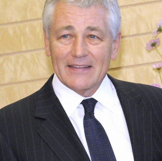 Secretary of Defense nominee Chuck Hagel. (Kyodo via AP Images)