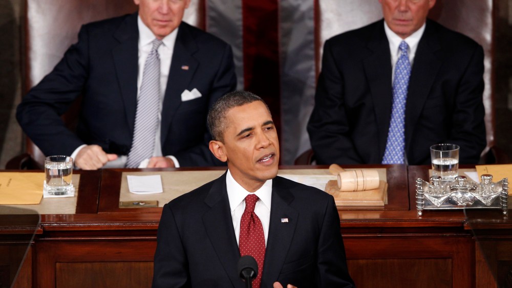 President Obama delivering last year's State of the Union (AP Photo/J. Scott Applewhite)