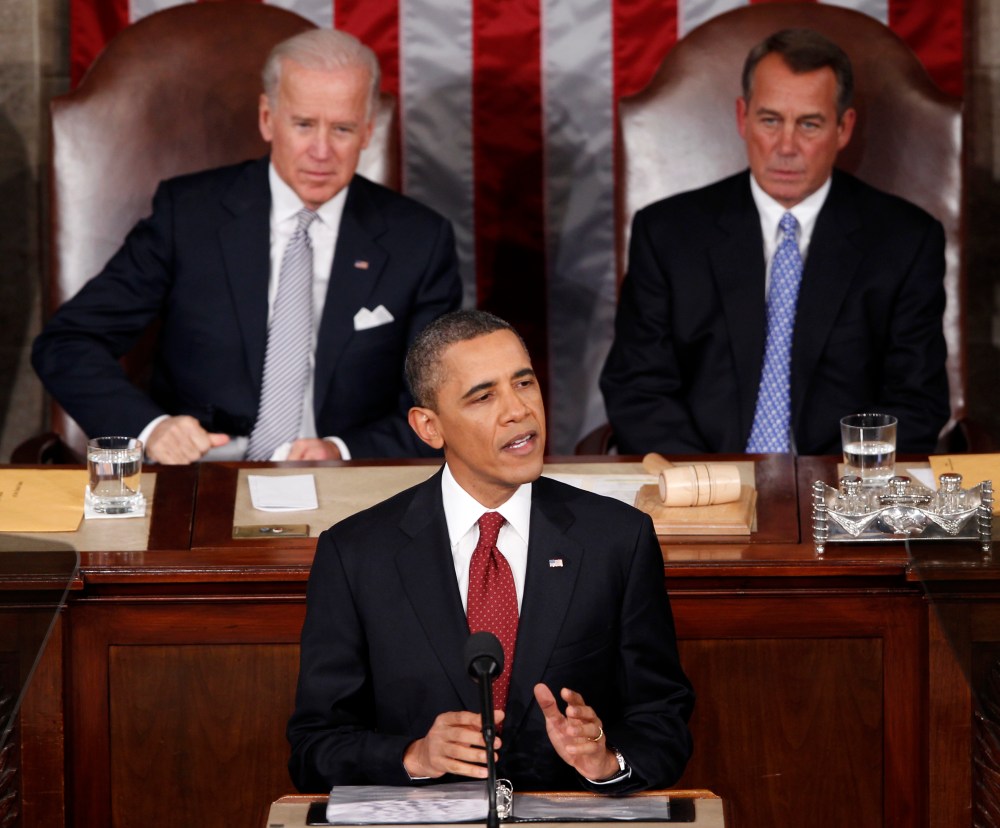 President Obama delivering last year's State of the Union (AP Photo/J. Scott Applewhite)