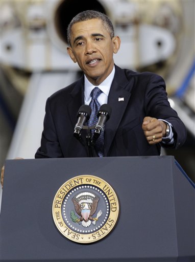 Polls show President Obama's "bully pulpit" strategy is working on sequestration, guns. (AP Photo/Steve Helber)