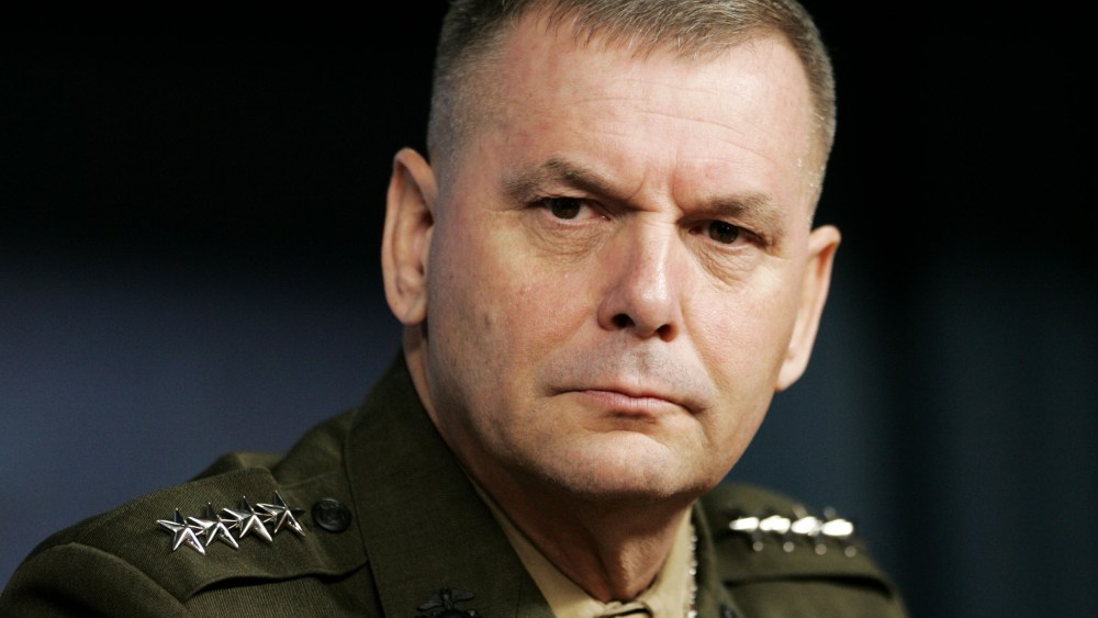 Joint Chiefs Vice Chairman, Marine Corps Gen. James Cartwright (AP Photo/Haraz N. Ghanbari)