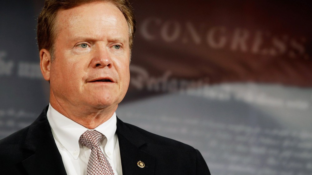 Sen. Jim Webb holds a news conference at the U.S. Capitol on March 1, 2012 in Washington, DC. (Chip Somodevilla/Getty)