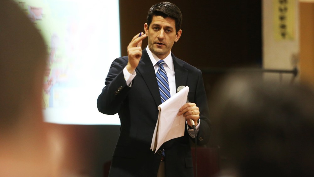 House Budget Committee Chairman Paul Ryan (R-WI) was confronted during a listening session in Racine, Wisconsin Wednesday