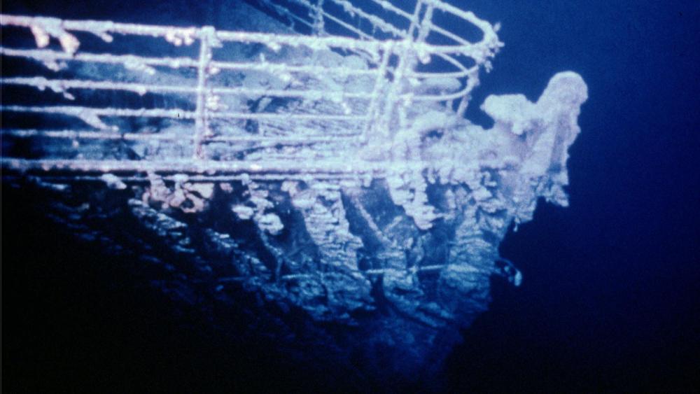 Wreck of the Titanic.
