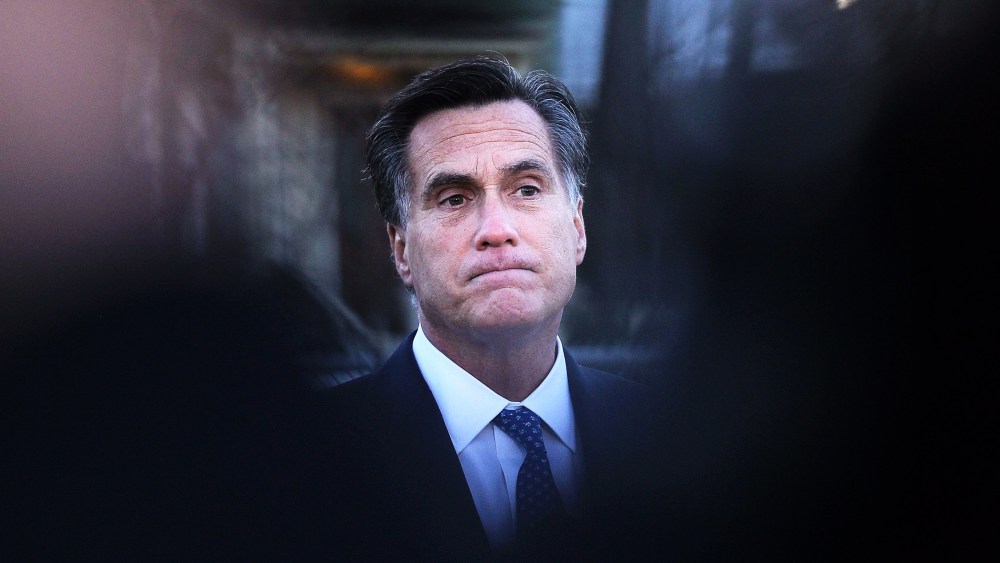 Republican Presidential Mitt Romney Votes In The Massachusetts Primary