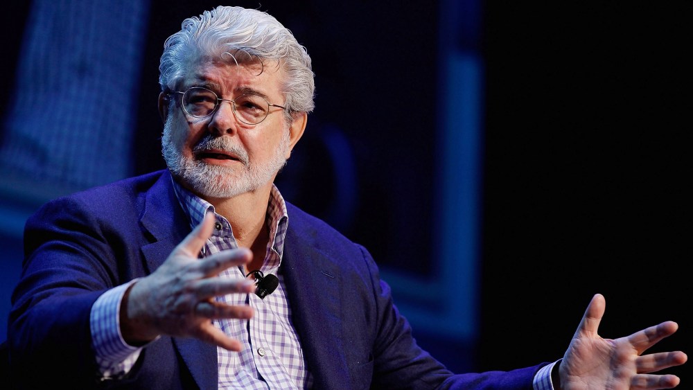 George Lucas speaks in Washington, DC in 2012. (Photo by Chip Somodevilla/Getty)