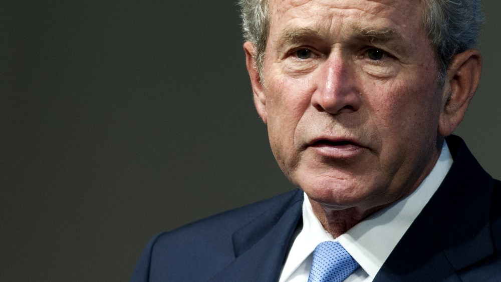 Former President George W. Bush speaks during an event, May 15, 2012, in Washington, DC.