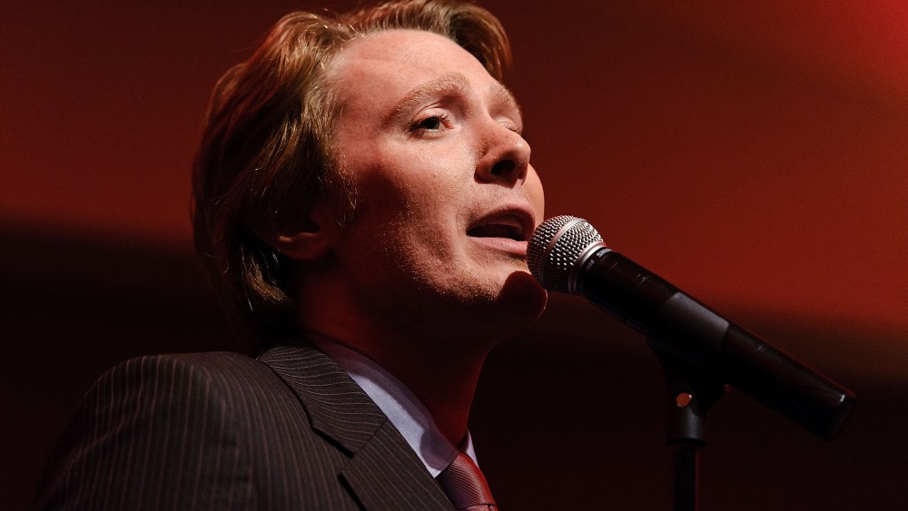 Singer Clay Aiken performs with the on May 22, 2012 in New York City.