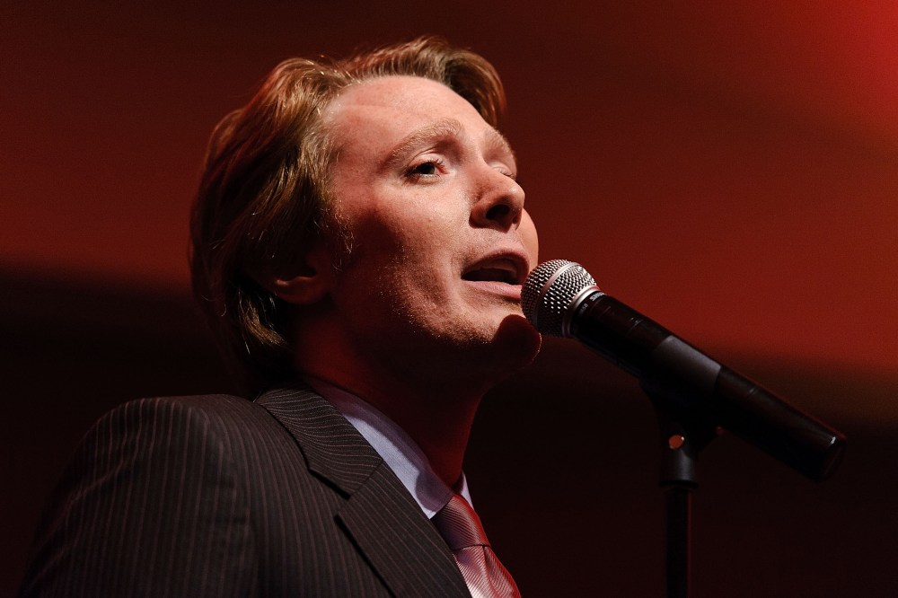 Singer Clay Aiken performs with the on May 22, 2012 in New York City.