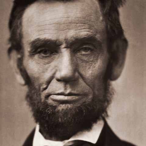 Abraham Lincoln portrait by Alexander Garder