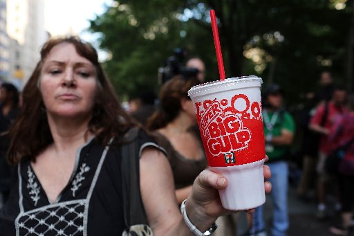 FILE - MARCH 11, 2013: It was reported that a state judge has blocked New York City from moving forward with Mayor Bloomberg's large sugary drink ban which would go in effect March 11, 2013. (Photo by Spencer Platt/Getty Images)