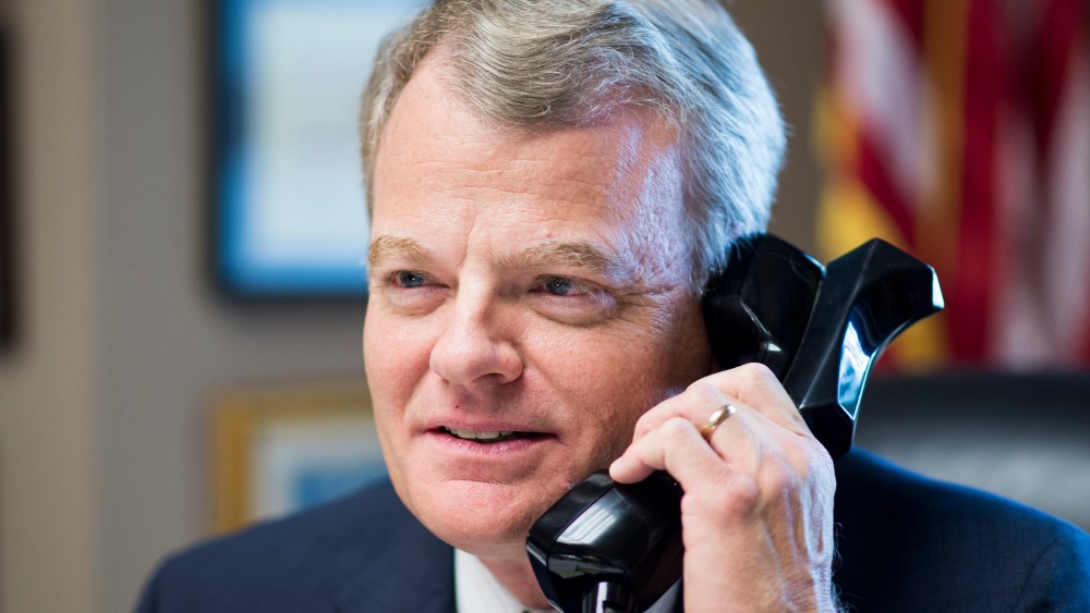 File Photo: Rep. Mike McIntyre, D-N.C., works in his office in the Rayburn building on Capitol Hill on Thursday, August 2, 2012. (Photo By Bill Clark/CQ Roll Call, File)