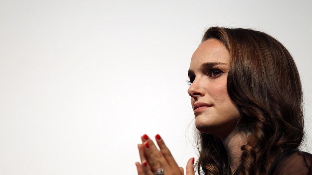 Natalie Portman attends the Nevada Women Vote 2012 Summit on Aug. 25, 2012 in Las Vegas, Nev. (Photo by Isaac Brekken/Getty)