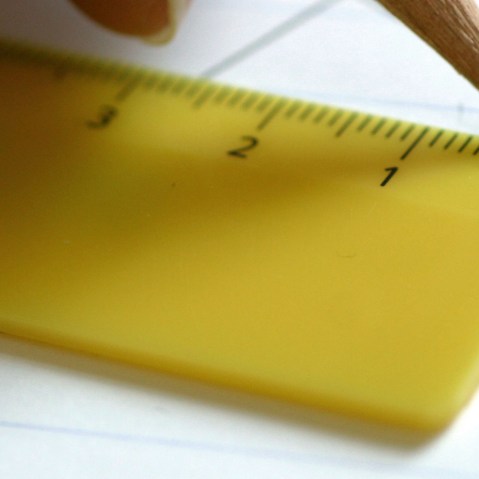 A ruler.