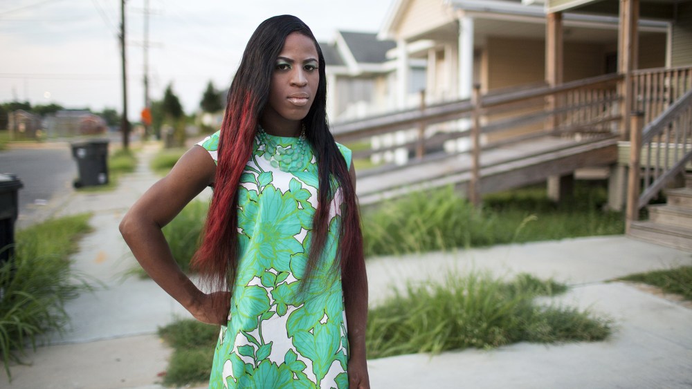 Arianna Evans, 19, is a transgender resident of New Orleans' Ninth Ward area. (Photo by John Brecher/NBC News)