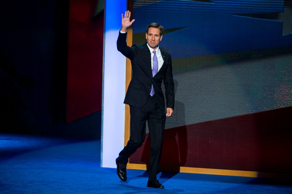 Beau Biden speaks at the Democratic National Convention, in Charlotte, N.C., on Sept. 6, 2012.