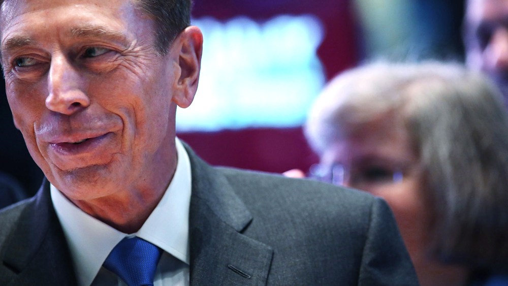 Image: CIA Director David Petraeus Rings The Opening Bell At The New York Stock Exchange