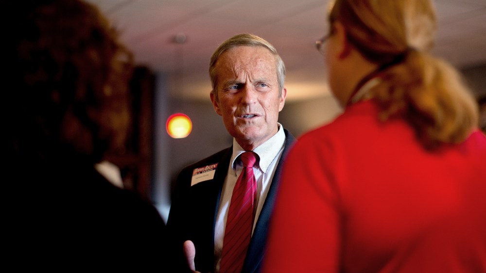 Todd Akin And Newt Gingrich Hold Press Conference In Missouri