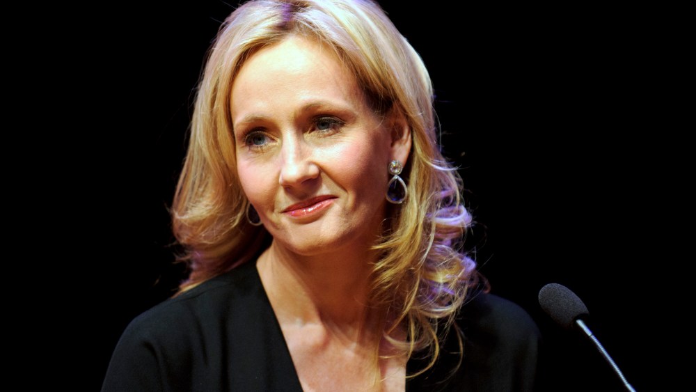 Author J.K. Rowling attends a reading from 'The Casual Vacancy' at the Queen Elizabeth Hall on September 27, 2012 in London, England.