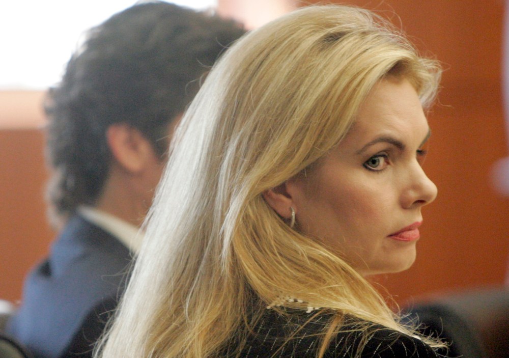 Victoria Osteen, co-pastor of Lakewood Church, in civil court Thursday, Aug. 7, 2008 in Houston.
